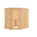  Karibu | Carin Sauna | Energiesparende Deur 401636-01